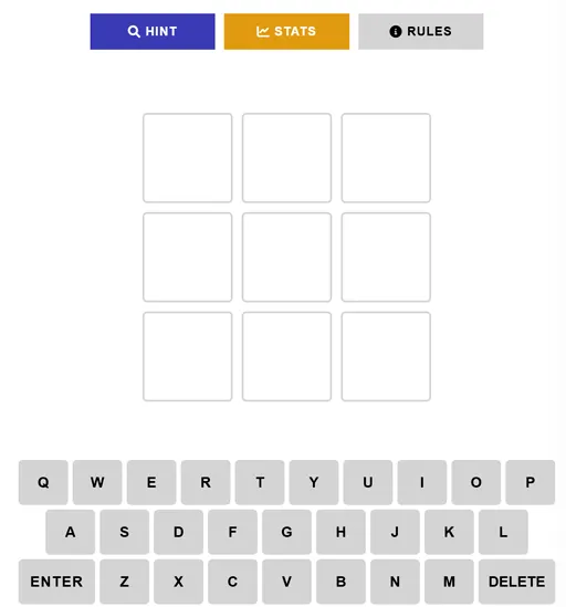 Thirdle game controls and score information after a round